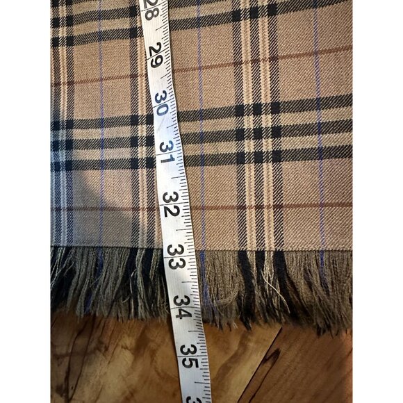 Rafaella Petites 100% Wool Plaid Skirt – Size 4P – Fringe Hem – Classic Style - Picture 2 of 8